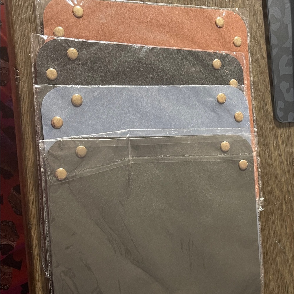 Set of Four Leatherette Placemats